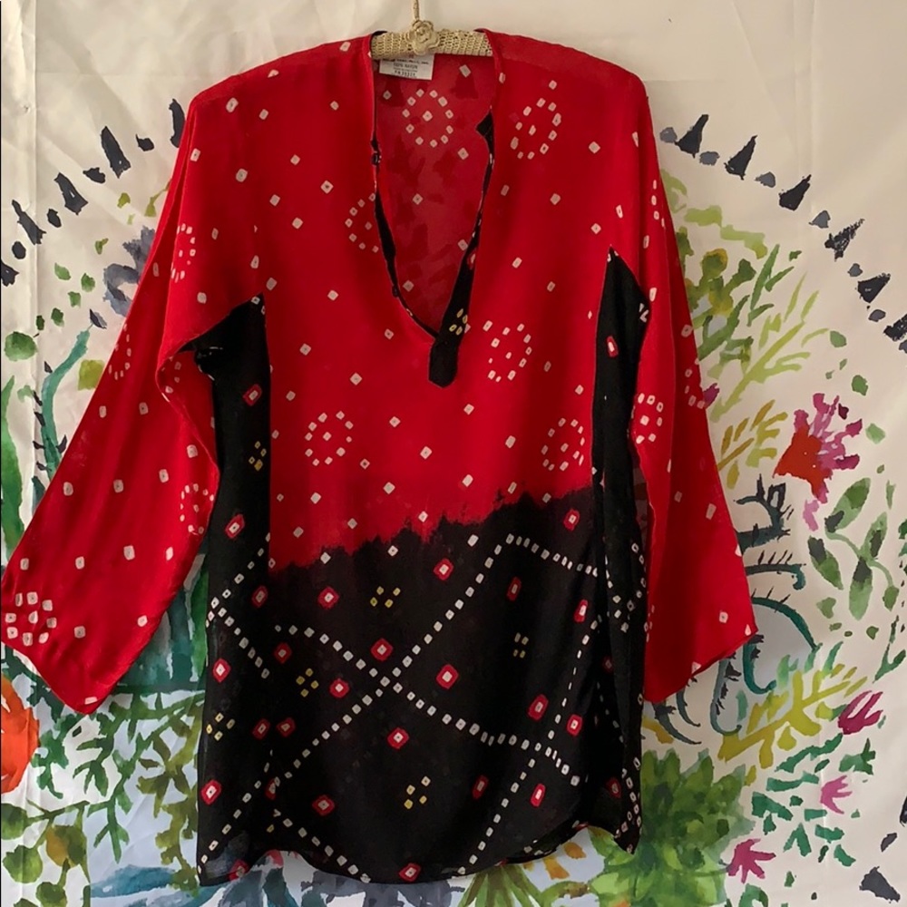 Vintage 70s made in India top